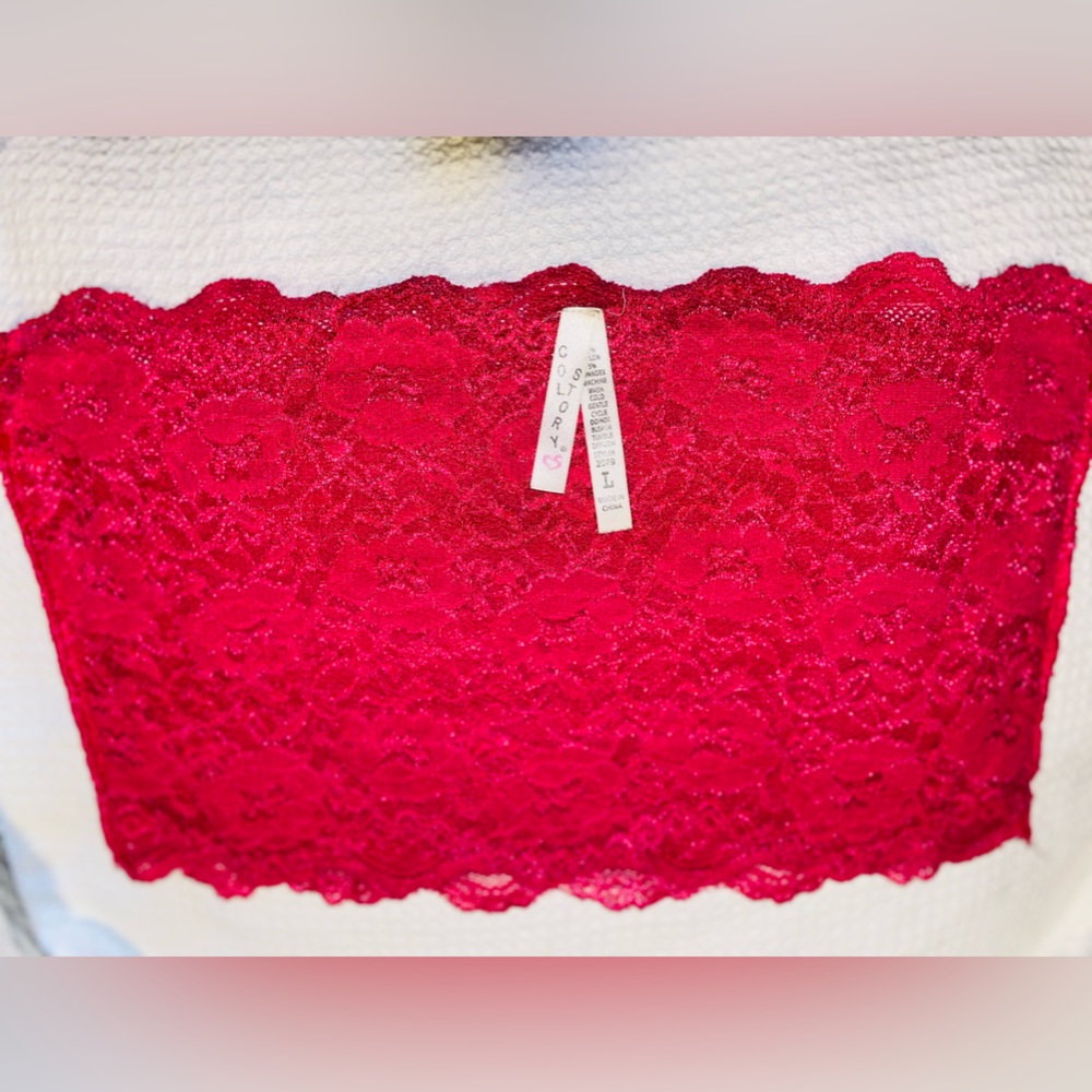 Colt Story Bandeau lacy cover up. Super cute  style # 2079 Pink